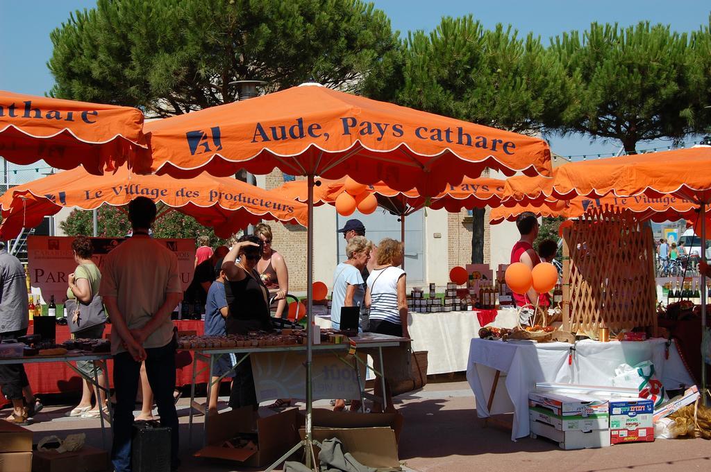 Camping Hameau Des Cannisses Gruissan Buitenkant foto